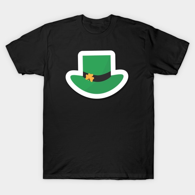 Clover Hat T-Shirt by EarlAdrian